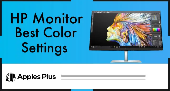 HP Monitor Color Settings