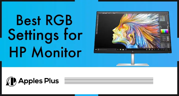 best rgb settings for hp monitor